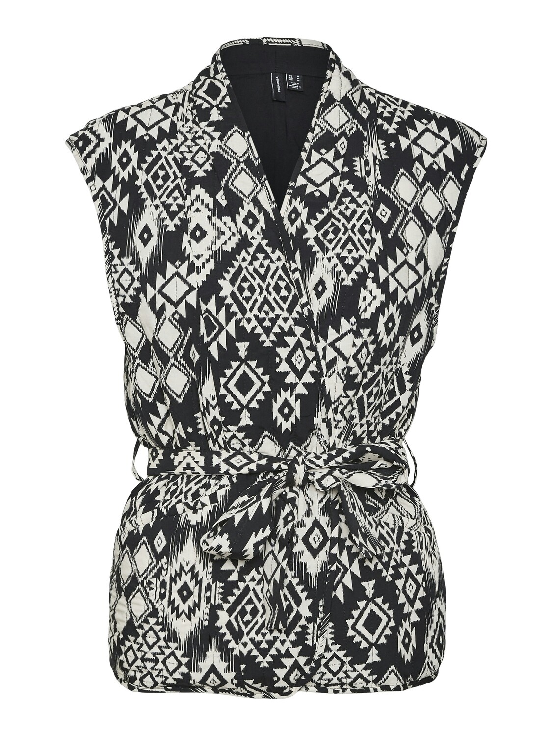 VMGEMA GABI VEST WVN BTQ Black-GEMA