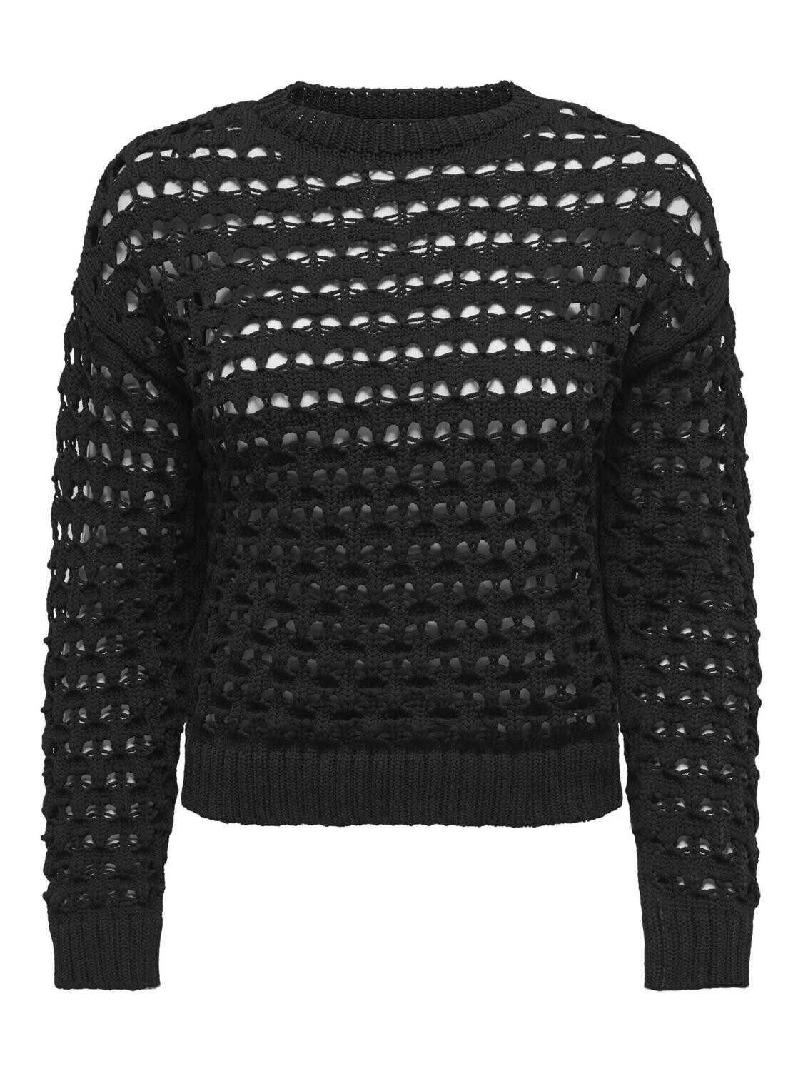 ONLLINDA LS O-NECK CC KNT Black