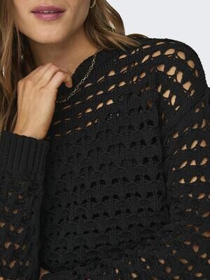 ONLLINDA LS O-NECK CC KNT Black
