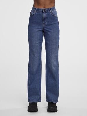PCPEGGY HW WIDE PANT MB NOOS BC Medium Blue Denim