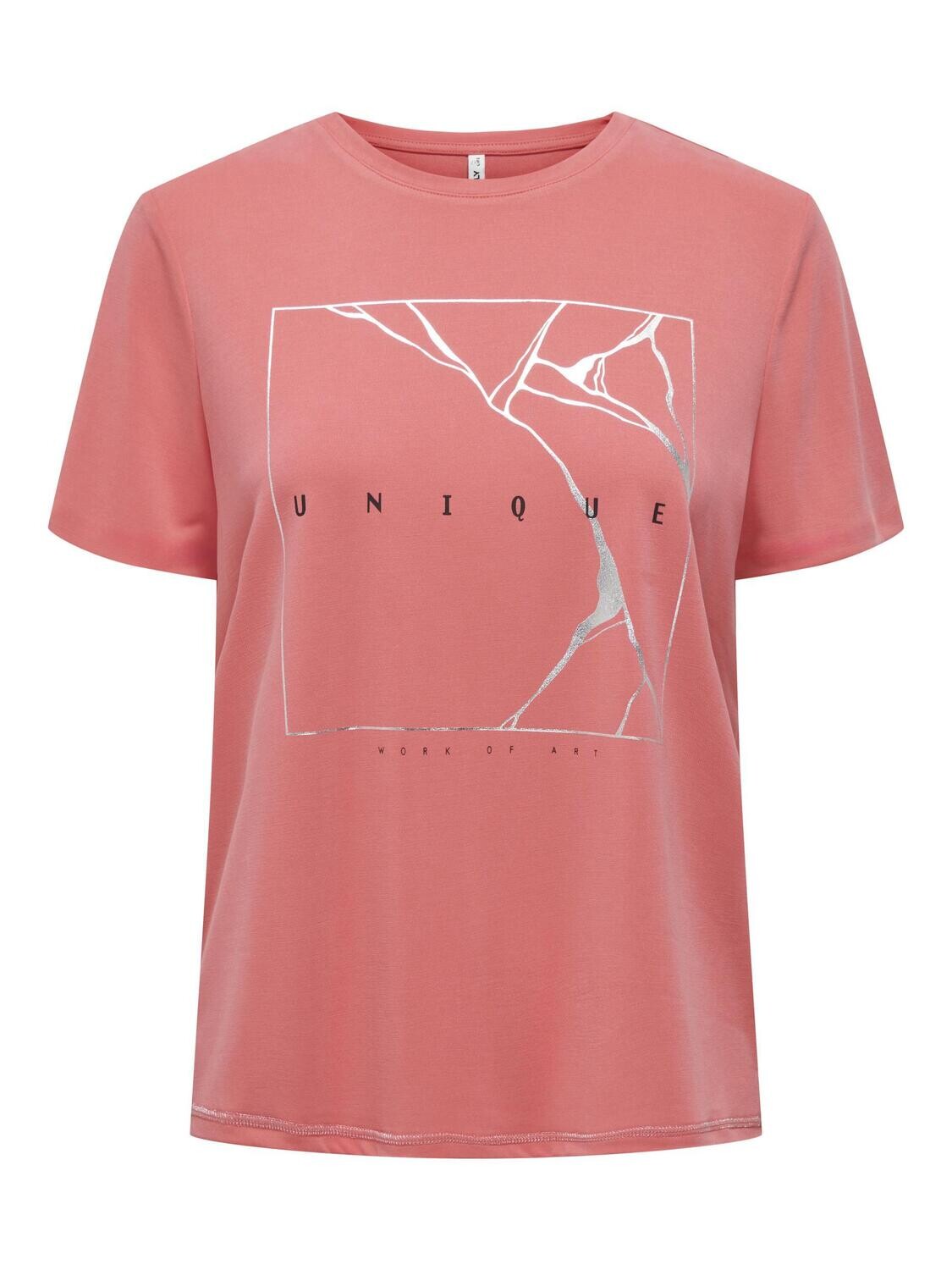 ONLFREE LIFE S/S ART TOP BOX JRS Rose Of Sharon-Unique without