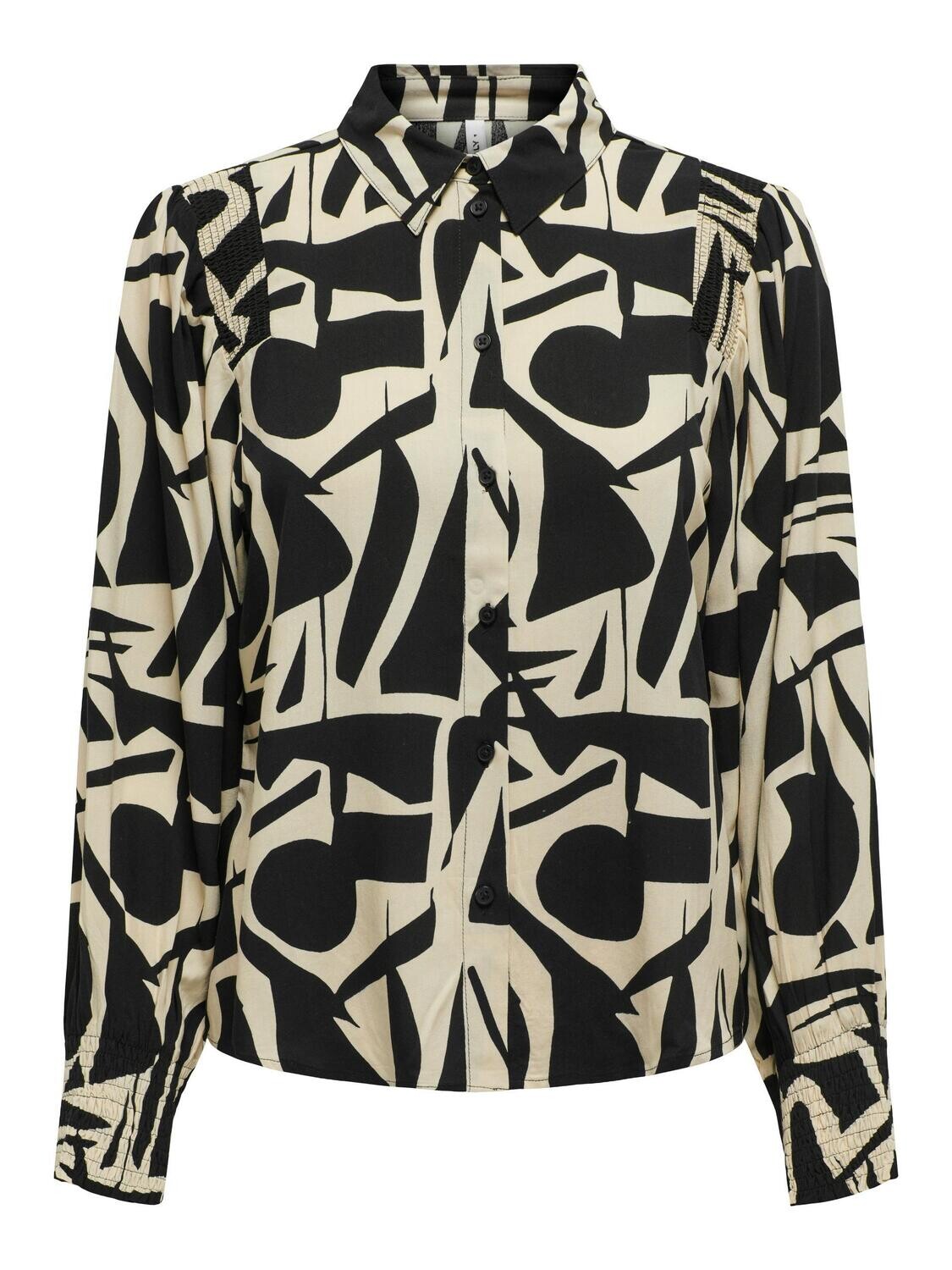 ONLHALIA LIFE L/S SHIRT PTM Black-City graphic