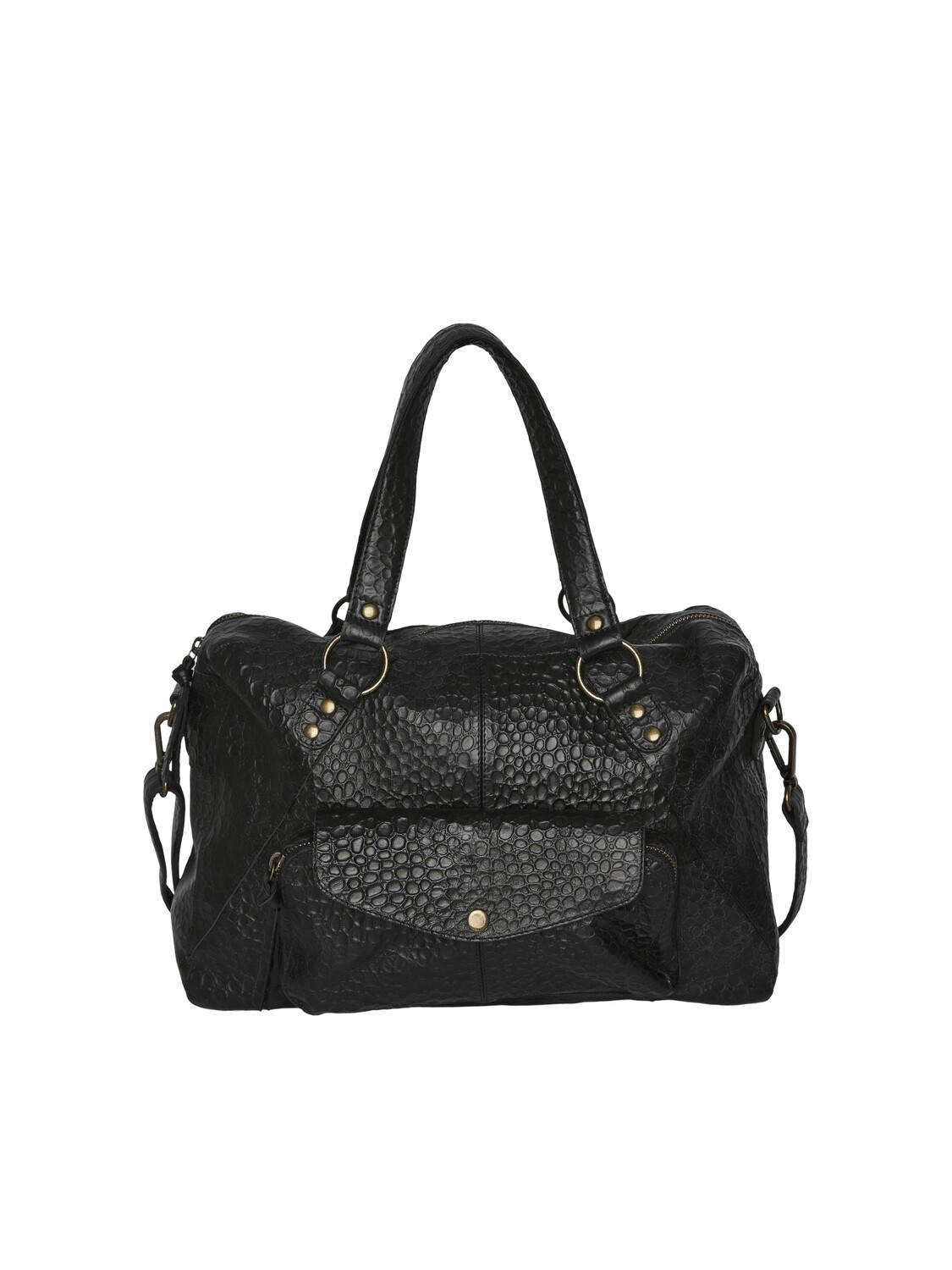 PCLIV LEATHER DAILY BAG FC Black/BLACK BUBBLE