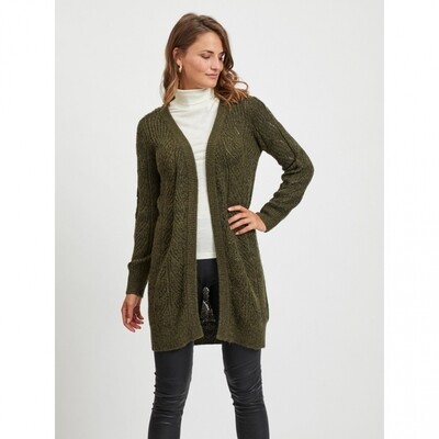 OBJNOVA STELLA L/S KNIT CARDIGAN NOOS Forest Night