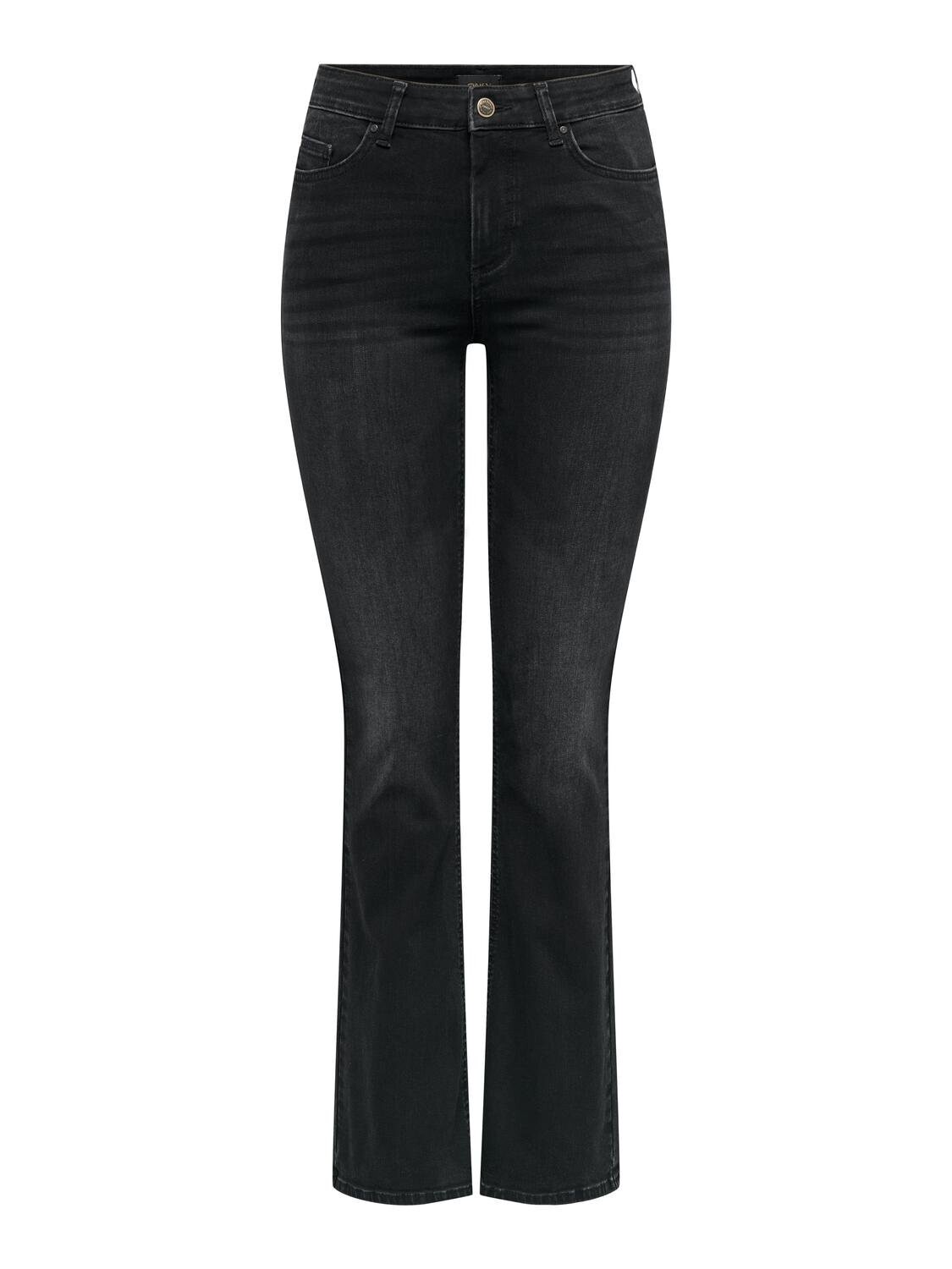 ONLBLUSH MID FLARED DNM TAI1099 NOOS Washed Black