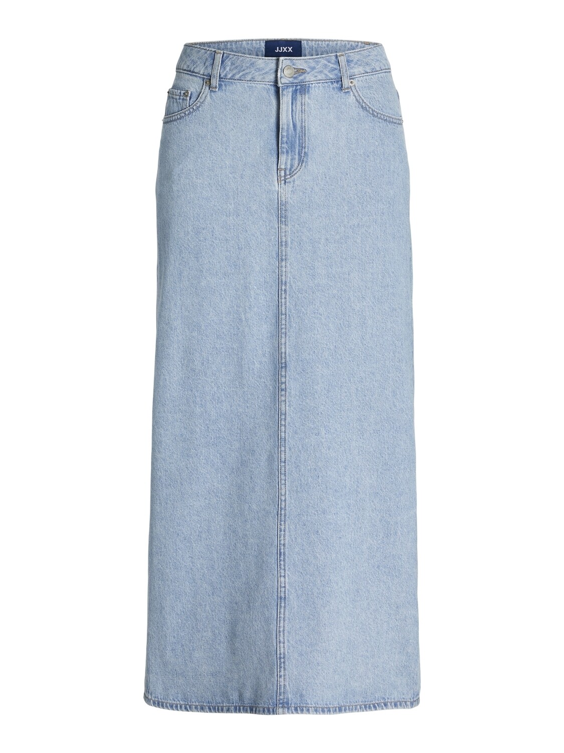 JXAURA LONG MW DENIM SKIRT DNM Light Blue Denim