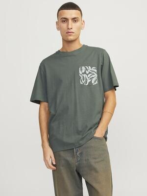 JORLAFAYETTE POCKET TEE SS CREW NECK LN Laurel Wreath