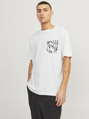 JORLAFAYETTE POCKET TEE SS CREW NECK LN Cloud Dancer