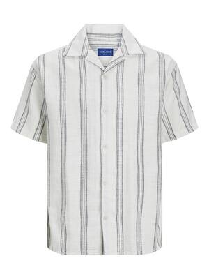 JORCABANA STRIPE SHIRT SS SN Cloud Dancer