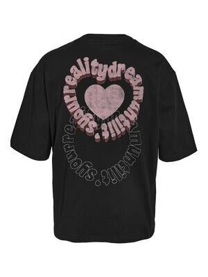 NMMILLIE S/S T-SHIRT JRS FWD Black-HEART
