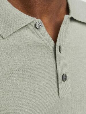 JJEEMIL KNIT POLO S/S SN Desert Sage