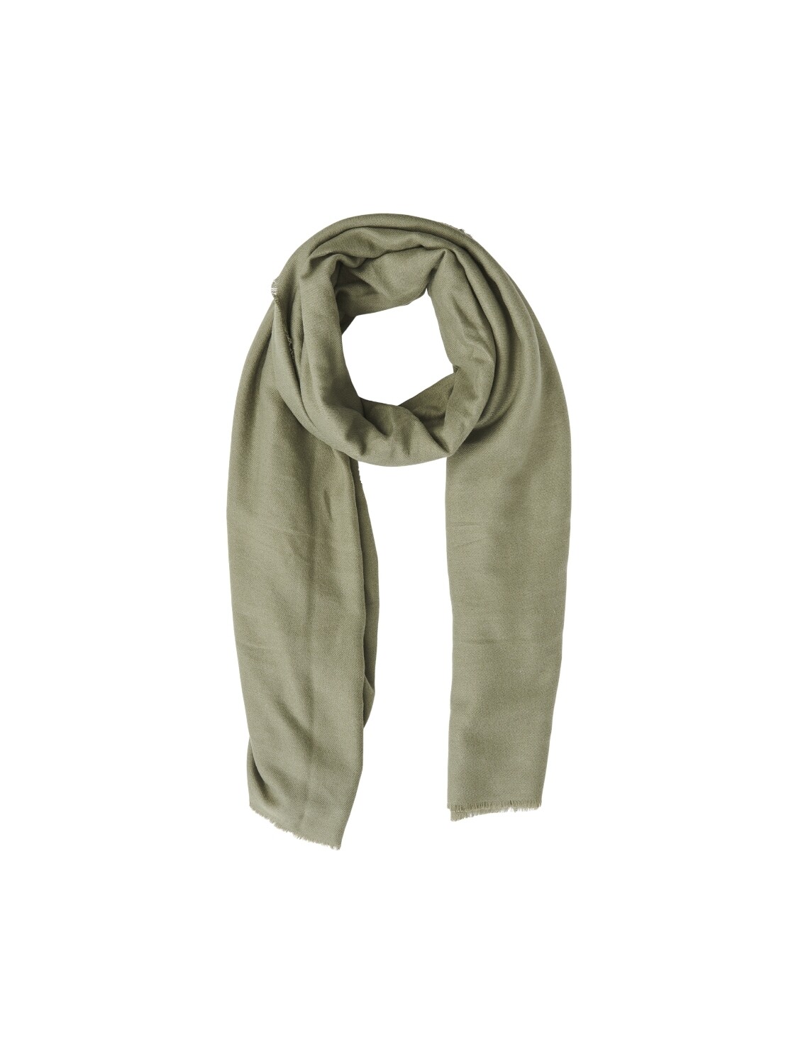 PCCILJA LONG SCARF NOOS BC Deep Lichen Green