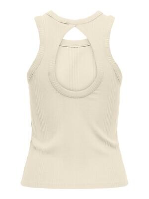 JDYDREAMER S/L TANK TOP JRS Cloud Dancer
