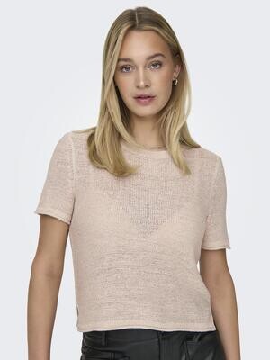 ONLSUNNY S/S PULLOVER KNT NOOS Pumice Stone