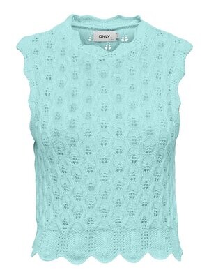 ONLLUNA LIFE SL O-NECK TANK NOOS KNT Light Blue