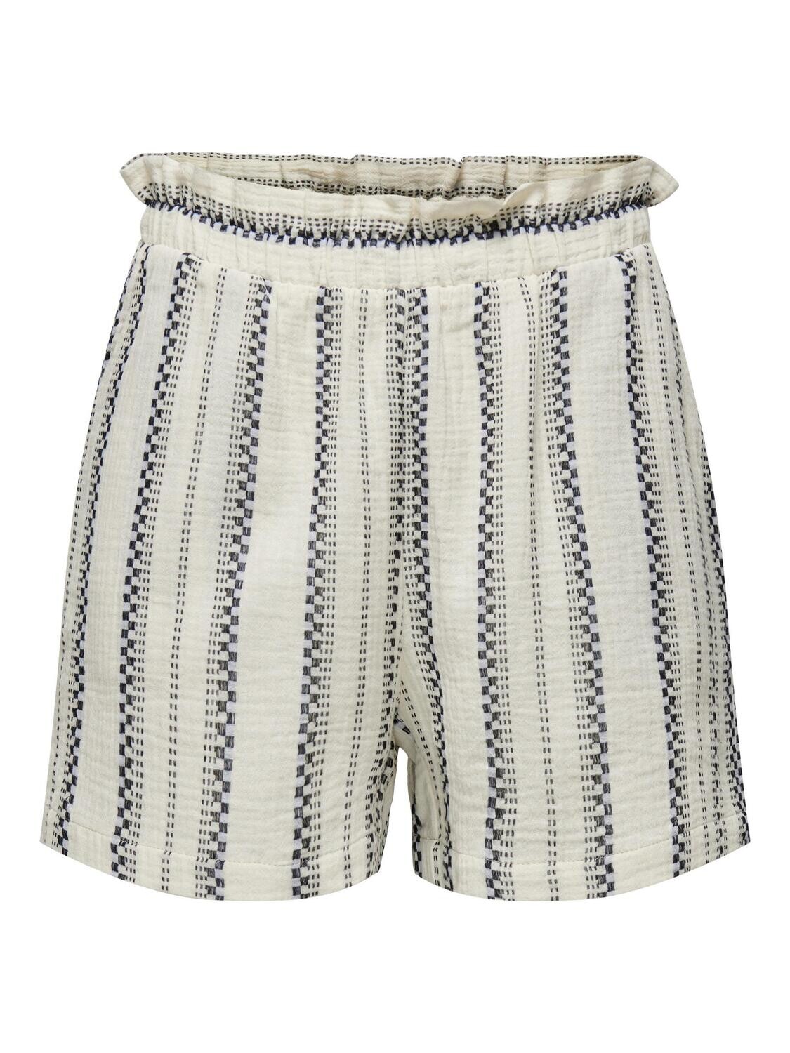 JDYTHEIS JACQUARD SHORTS WVN DIA Tapioca/BLACK