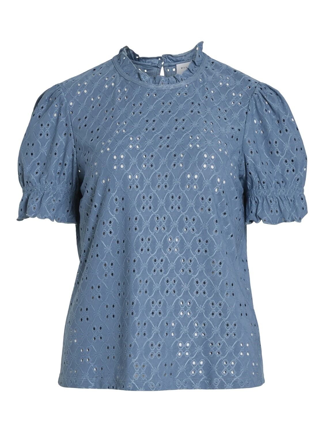 VIKAWA S/S FLOUNCE TOP - NOOS Coronet Blue