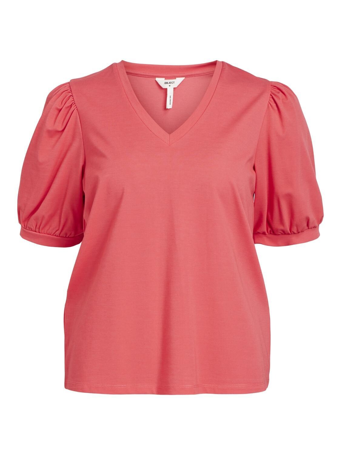 OBJCAROLINE S/S TOP NOOS Paradise Pink