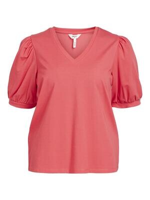 OBJCAROLINE S/S TOP NOOS Paradise Pink