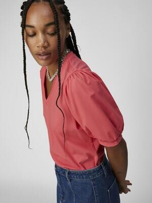 OBJCAROLINE S/S TOP NOOS Paradise Pink