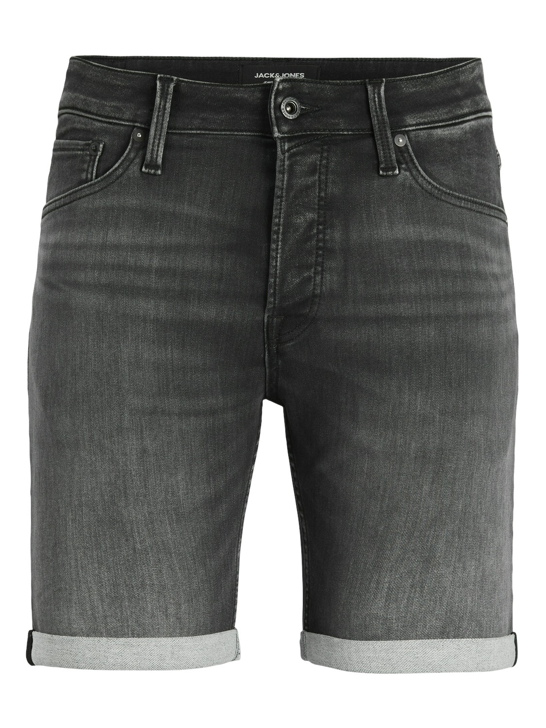 JJIRICK JJICON SHORTS SQ 612 I.K SS24 SN Black Denim