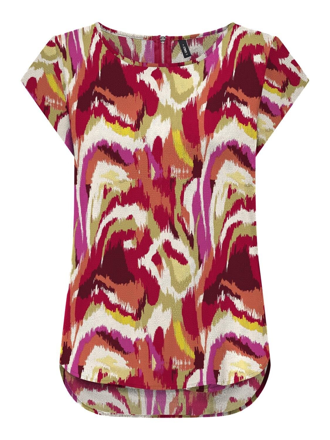 ONLVIC S/S AOP TOP NOOS PTM True Red/URBAN TRIBE