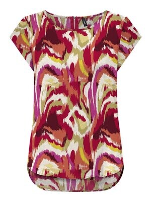 ONLVIC S/S AOP TOP NOOS PTM True Red/URBAN TRIBE