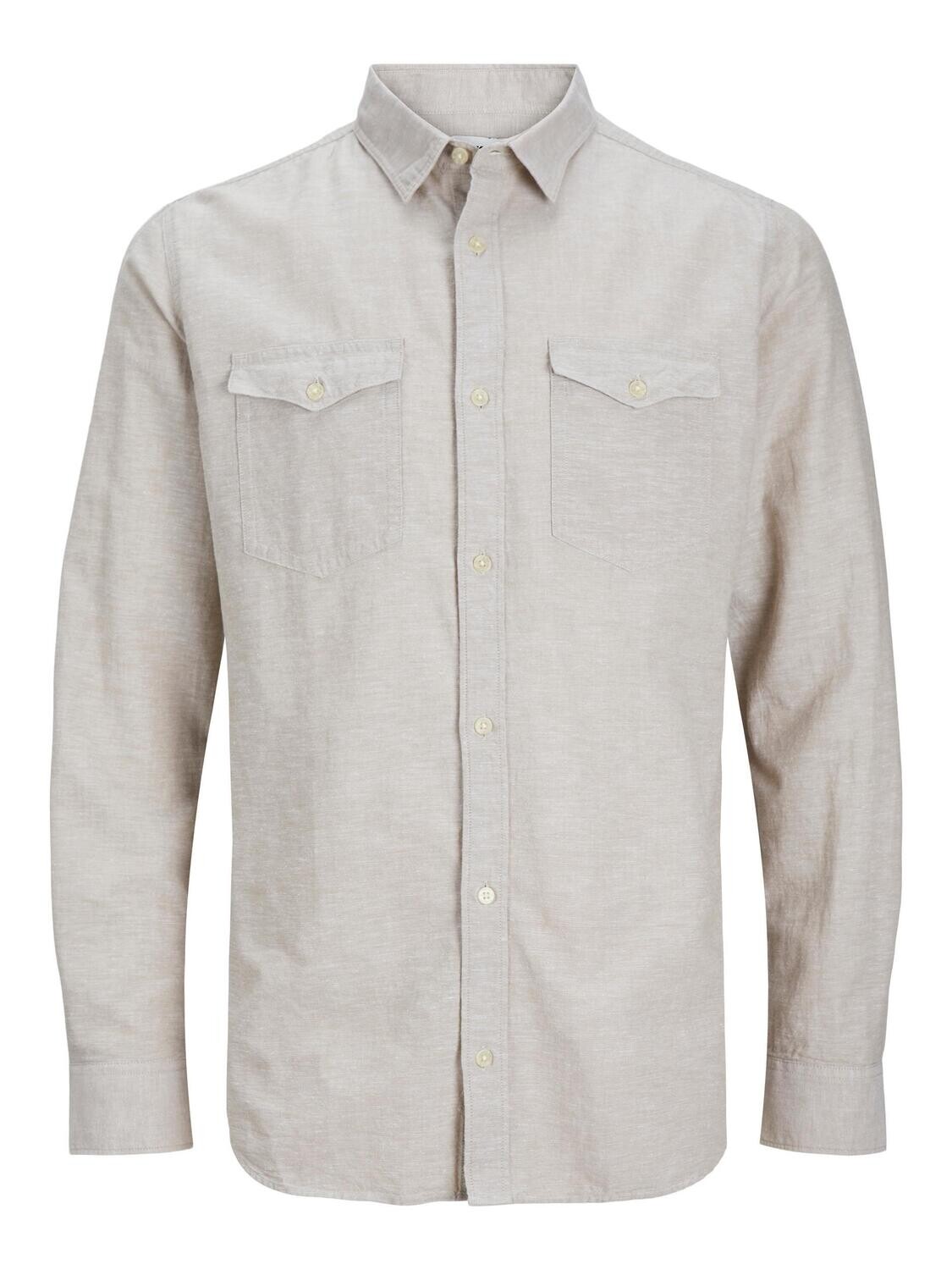 JCOSHERIDAN LINEN BLEND SHIRT LS Crockery