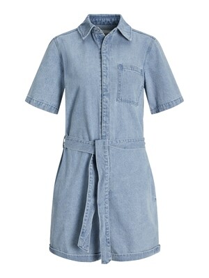 JXISLA DENIM PLAYSUIT DNM Light Blue Denim