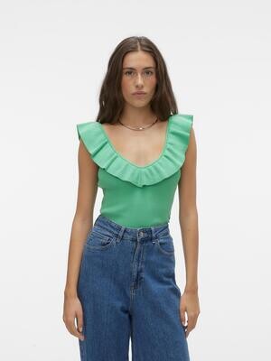 VMPROVENCE SL RUFFLE TOP GA Katydid