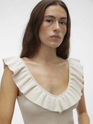 VMPROVENCE SL RUFFLE TOP GA Birch