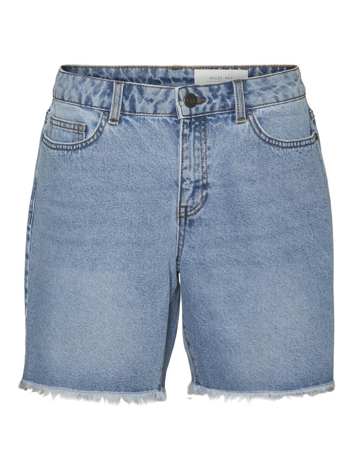 NMSMILEY NW FRILL SHORTS VI304LB NOOS Light Blue Denim