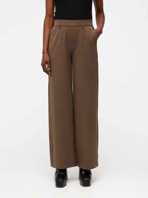 OBJLISA WIDE PANT NOOS Dark Earth