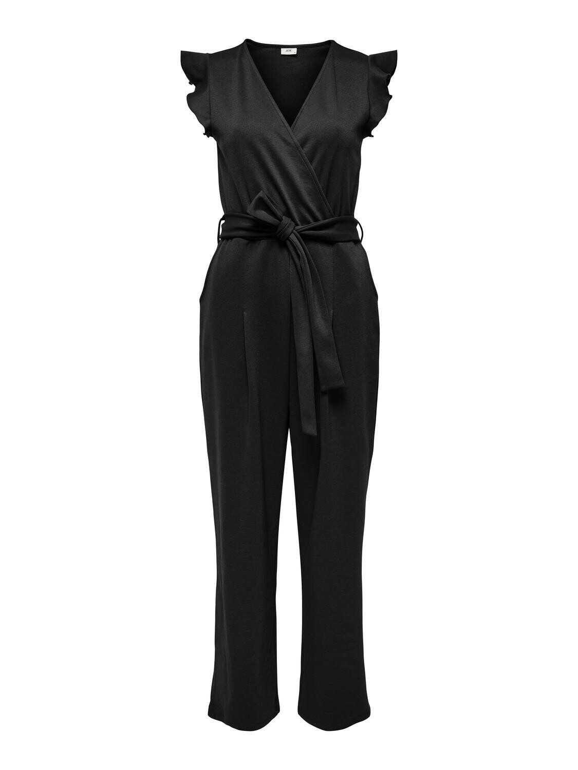 JDYTRILLE S/L FRILL JUMPSUIT JRS EX Black