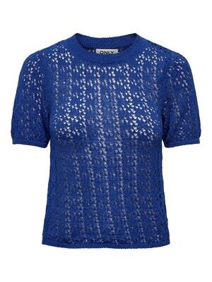 ONLSOLA LIFE SS O-NECK KNT Dazzling Blue