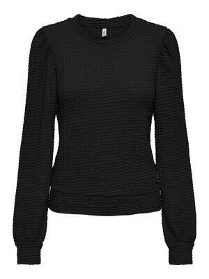 ONLMAI L/S TOP CC JRS Black