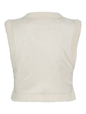 PCBOSTON VEST D2D Birch/FLOWERS