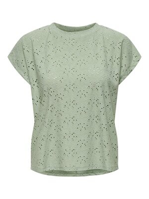 ONLSMILLA S/S TOP JRS NOOS Frosty Green