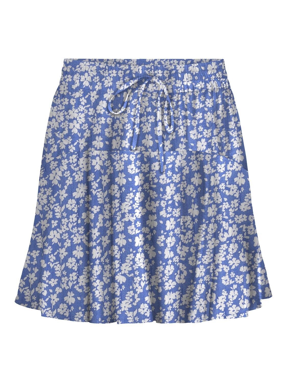 ONLNALA LIFE SKORT WVN NOOS Marina/WHITE FLOWER