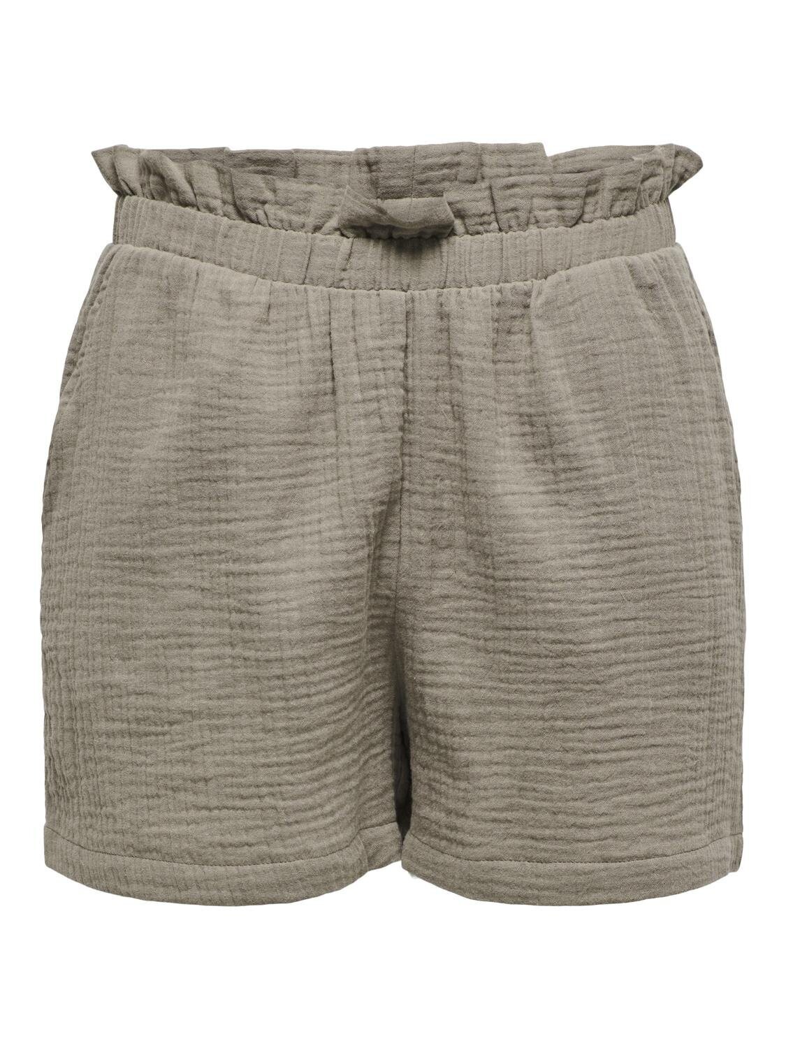 JDYTHEIS LIFE MW SHORTS WVN DIA Brindle