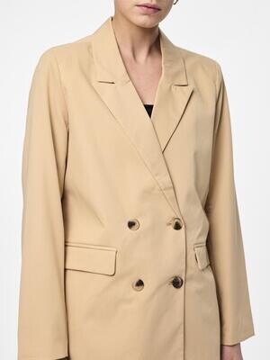 PCTHELMA LS OVERSIZE BLAZER NOOS Irish Cream