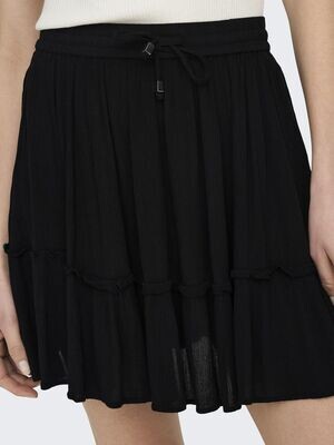 ONLIBIZA LIFE SHORT SKIRT WVN NOOS Black