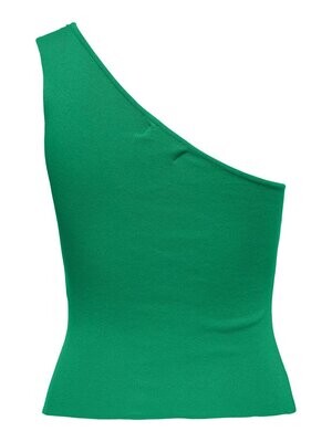 JDYCIRKELINE S/L ONE SHOULDER TOP KNT Jelly Bean