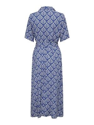 JDYSTARR LIFE 2/4 MIDISHIRTDRESS WVN DIA Surf the Web-02-24-2 MOONBEAM