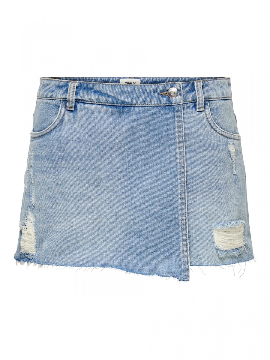 ONLTEXAS REG DNM SKORT BJ NOOS Light Blue Denim