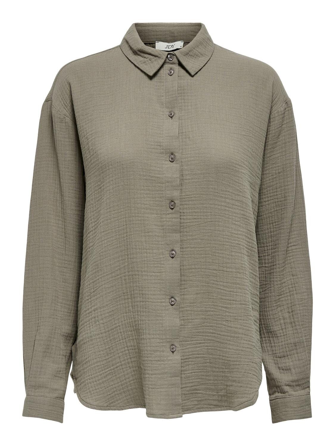 JDYTHEIS LIFE L/S LOOSE SHIRT WVN NOOS Brindle