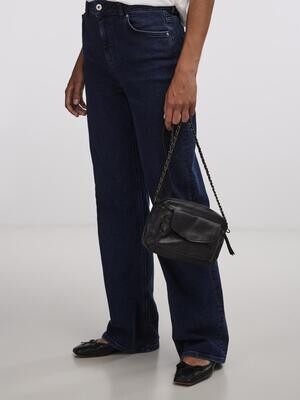 PCNAINA LEATHER CROSS BODY FC NOOS Black