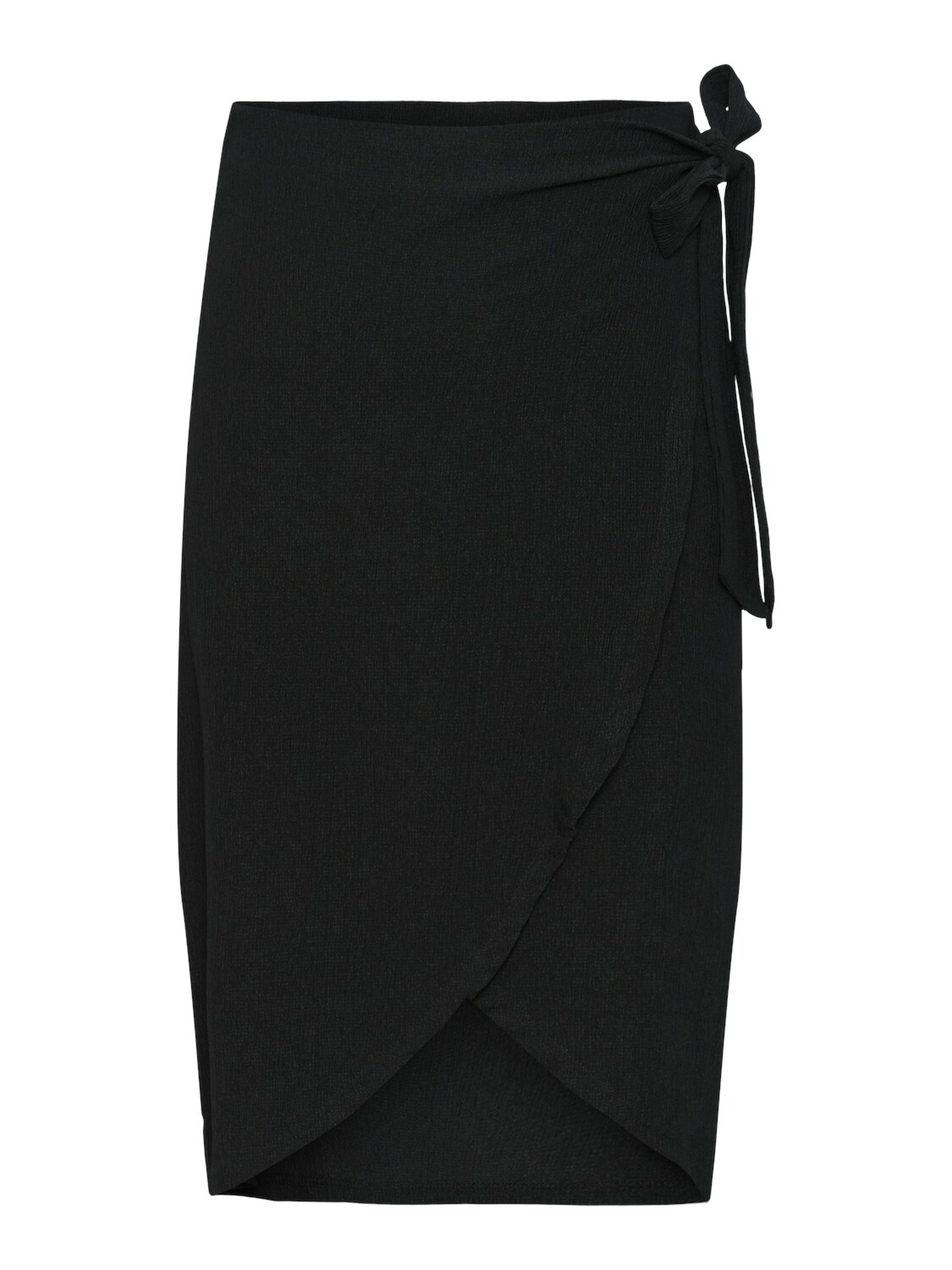 PCLUNA HW WRAP SKIRT SA BC Black