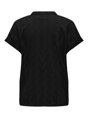 ONLDIA S/S V-NECK TOP CS JRS Black