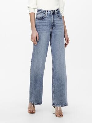 ONLJUICY HW WIDE LEG REA365 NOOS Medium Blue Denim/NA